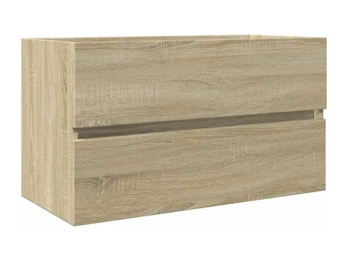 Prolenta Premium -  Waschbeckenunterschrank Sonoma-Eiche 80x38,5x45cm Holzwerkstoff