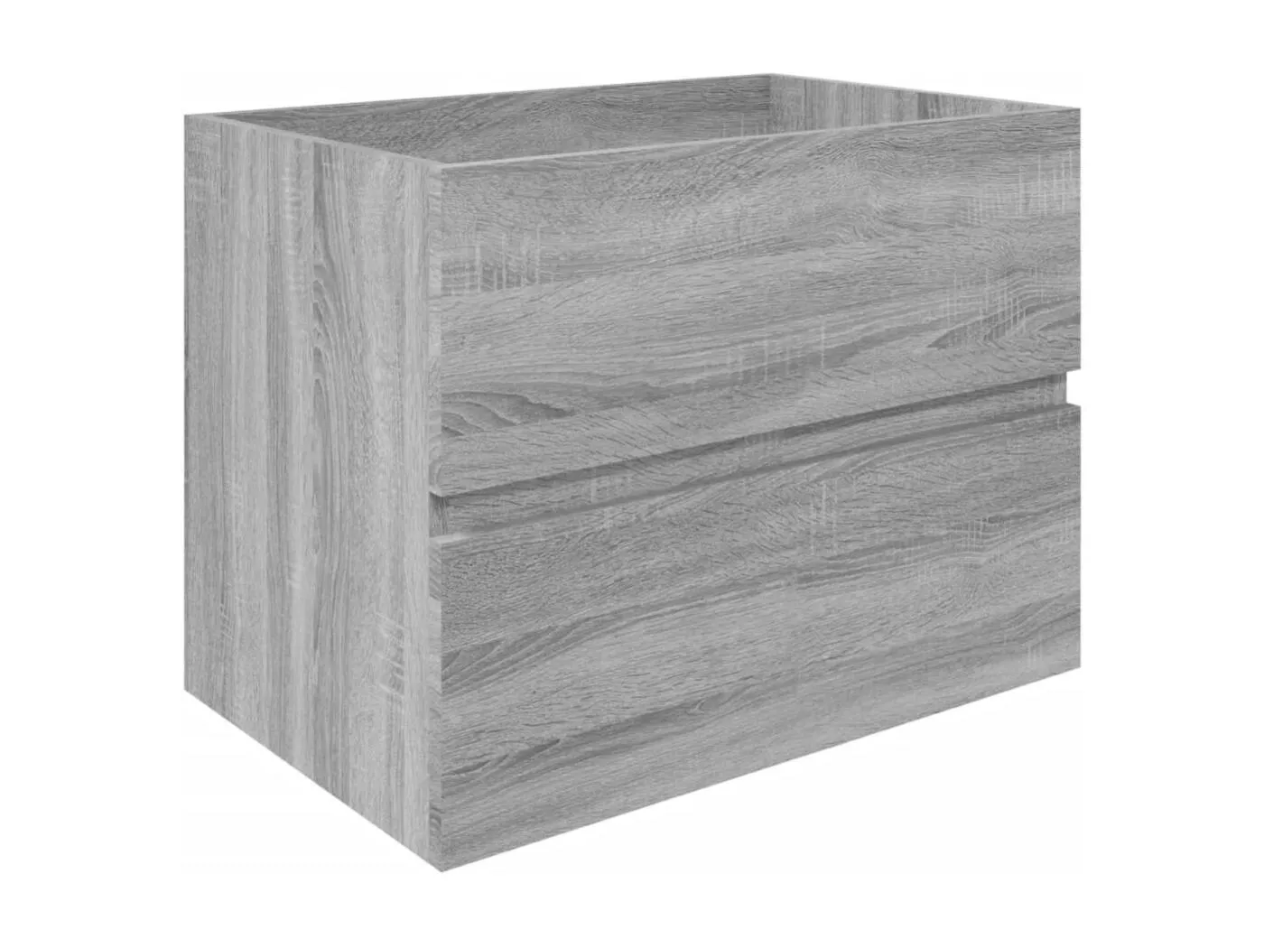Prolenta Premium -  Waschbeckenunterschrank Grau Sonoma 60x38,5x45 cm Holzwerkstoff