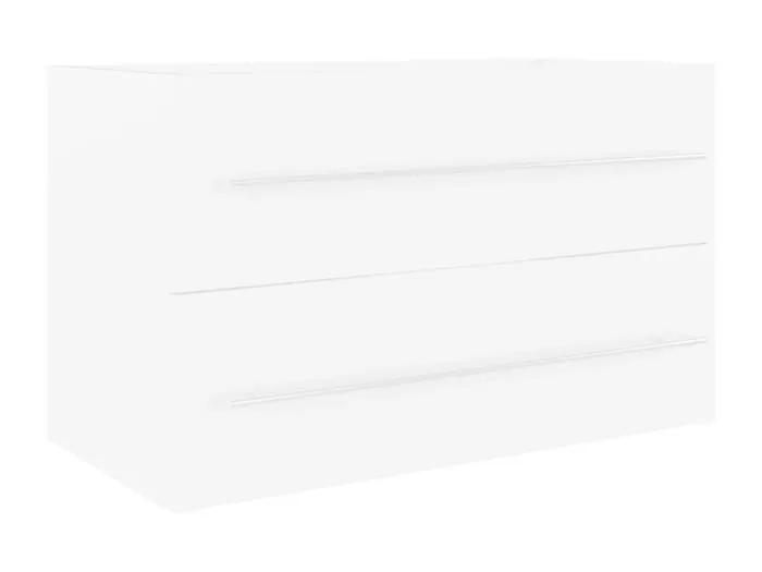 Prolenta Premium -  Waschbeckenunterschrank Weiß 80x38,5x48 cm Holzwerkstoff