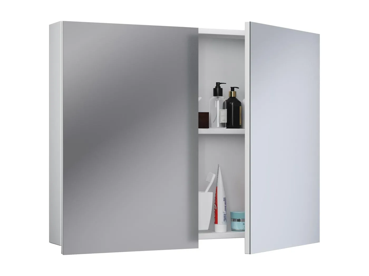 Spiegelschrank Spiegel Badezimmer Badinos 60x80 cm