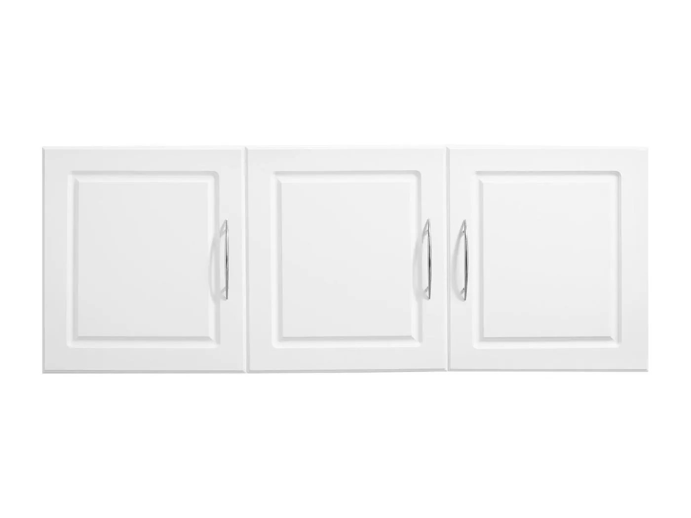 Wandschrank für Waschküche SucceBuy, Aufbewahrungsschrank 137,2 cm, 3 Türen, Spanplatten und MDF-Platten