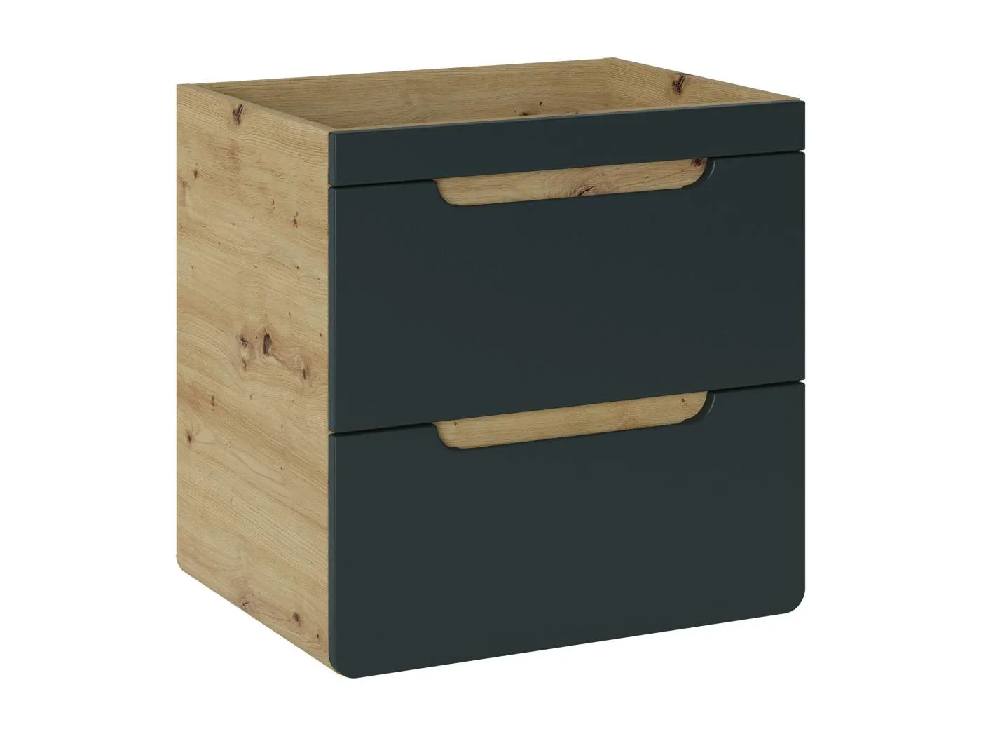 Schrank Unter Waschbecken ARUBA CUW60 2D 60x46x59 Dunkelgrau