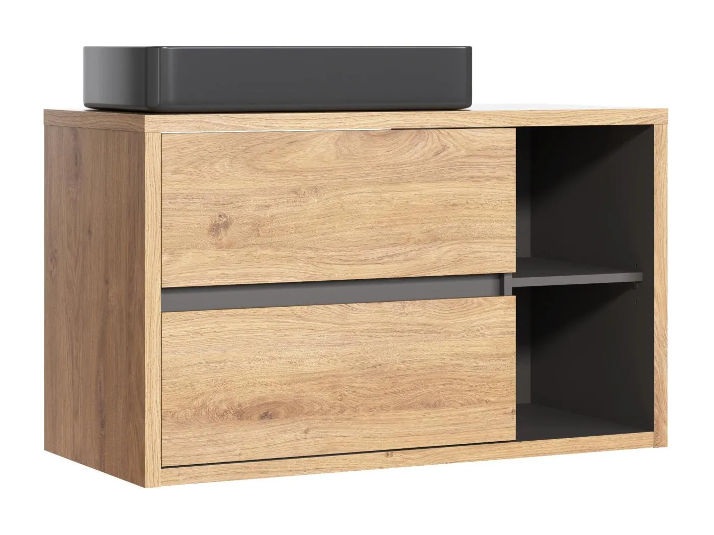 Schrank Unter Waschbecken DEVON CUW100 2D 100x46x60 Beige