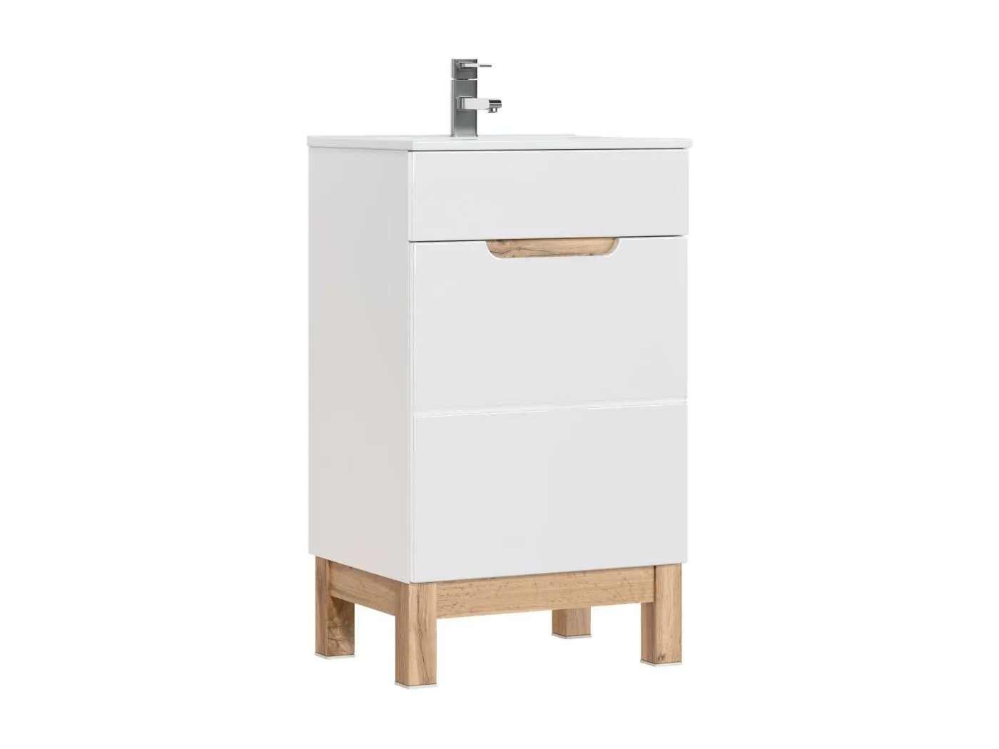 Schrank Unter Waschbecken BALI CUW50 1D 50x39x84 Weiß