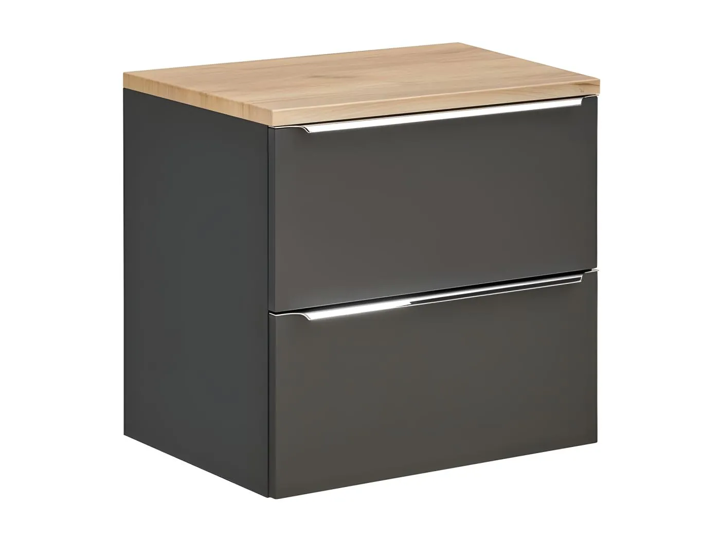 Schrank Unter Waschbecken CAPRI CUW60 2D 60x46x57 Schwarz