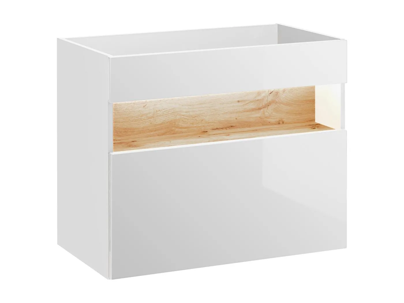 Schrank Unter Waschbecken BAHAMA CUW80 1D 80x46x68 Weiß