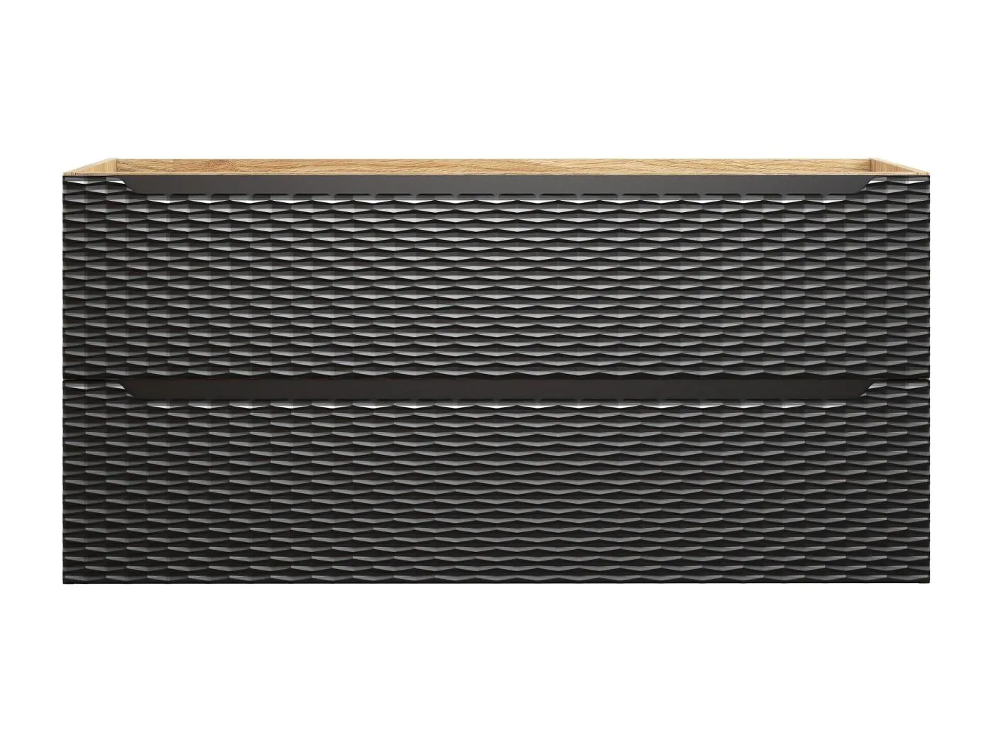 Schrank Unter Waschbecken OCEAN CUW120 2D 120x46x57 Schwarz