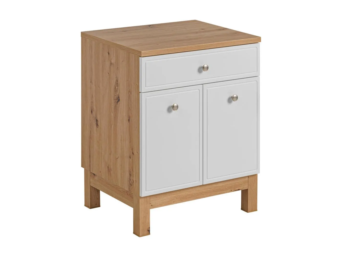 Schrank Unter Waschbecken SAMOA CUW90 2D1D 90x50x75 Weiß