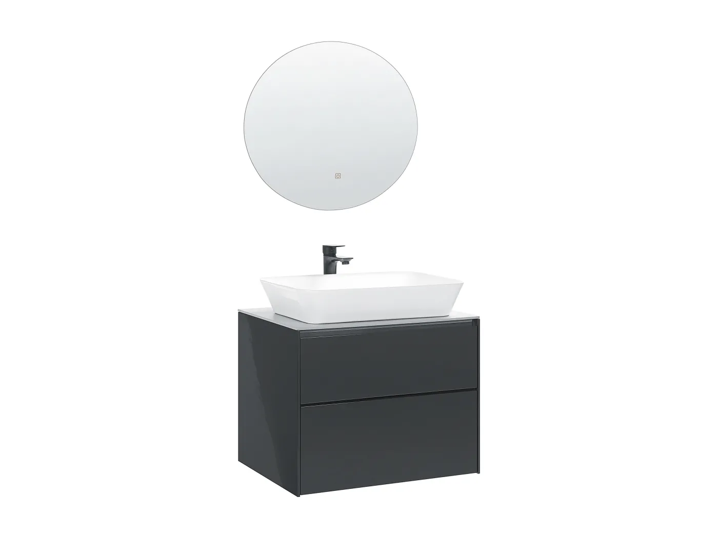Badmöbel Set MANZON 60 cm Grau