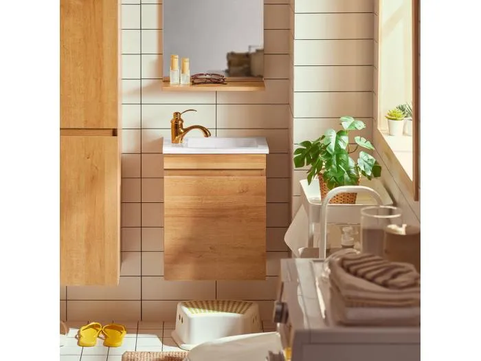 SoBuy Waschbecken mit Unterschrank BZR169-N