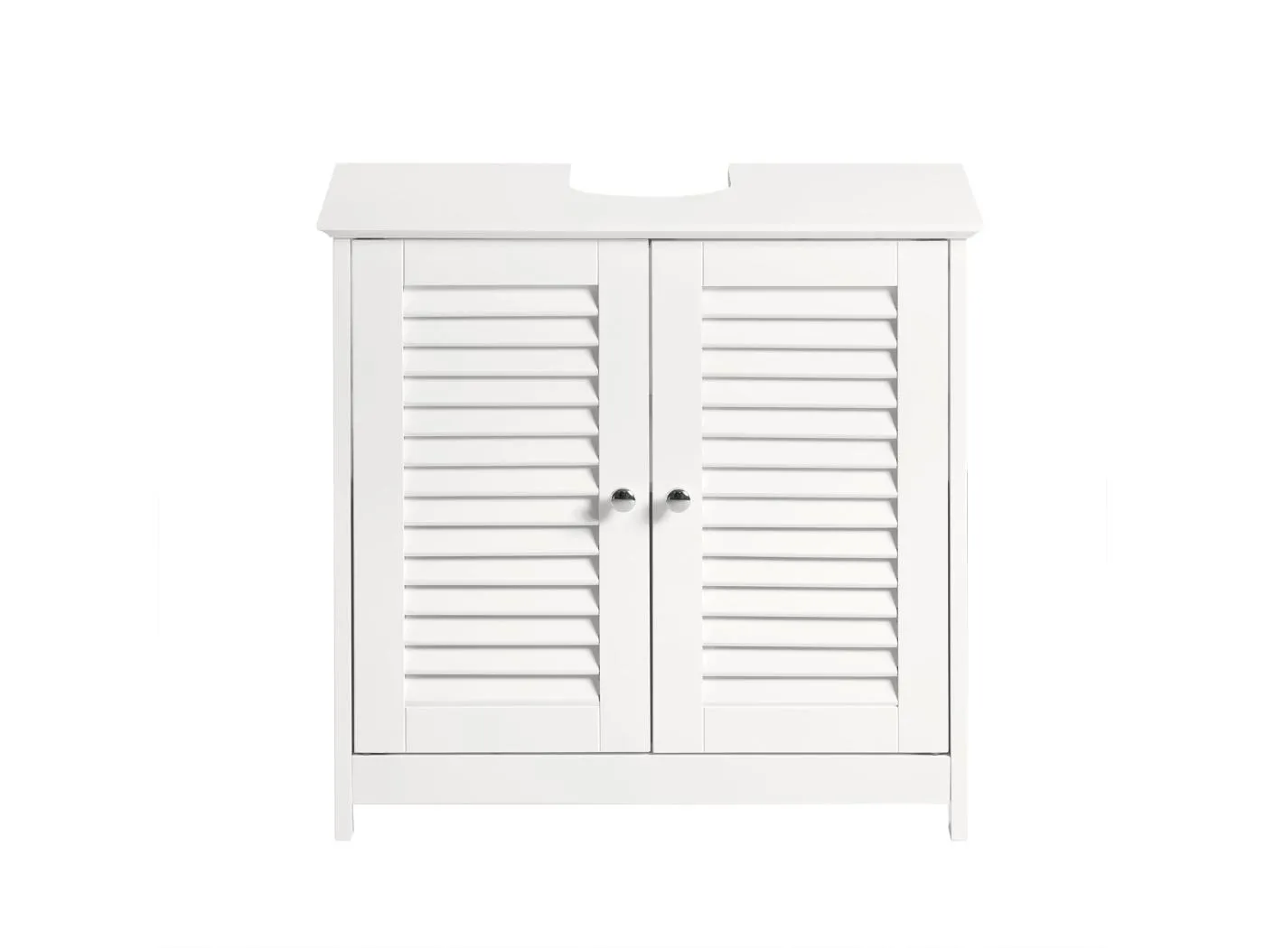 Waschbeckenunterschrank FRG237-W 60 x 58 x 35 cm Weiß