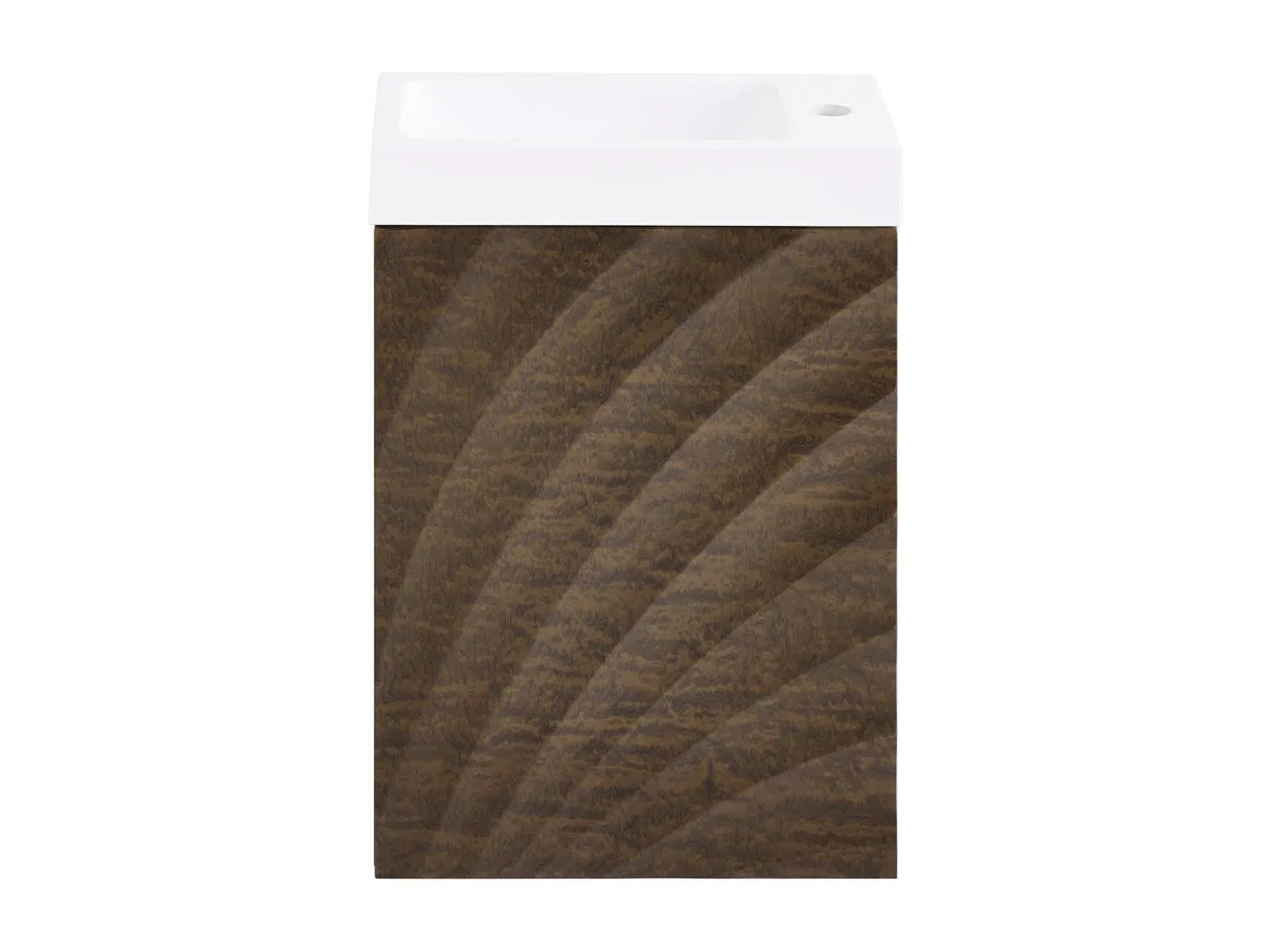 SoBuy BZR197-N - Unterschrank mit Tür und Waschbecken L40cm x B22cm x H56cm