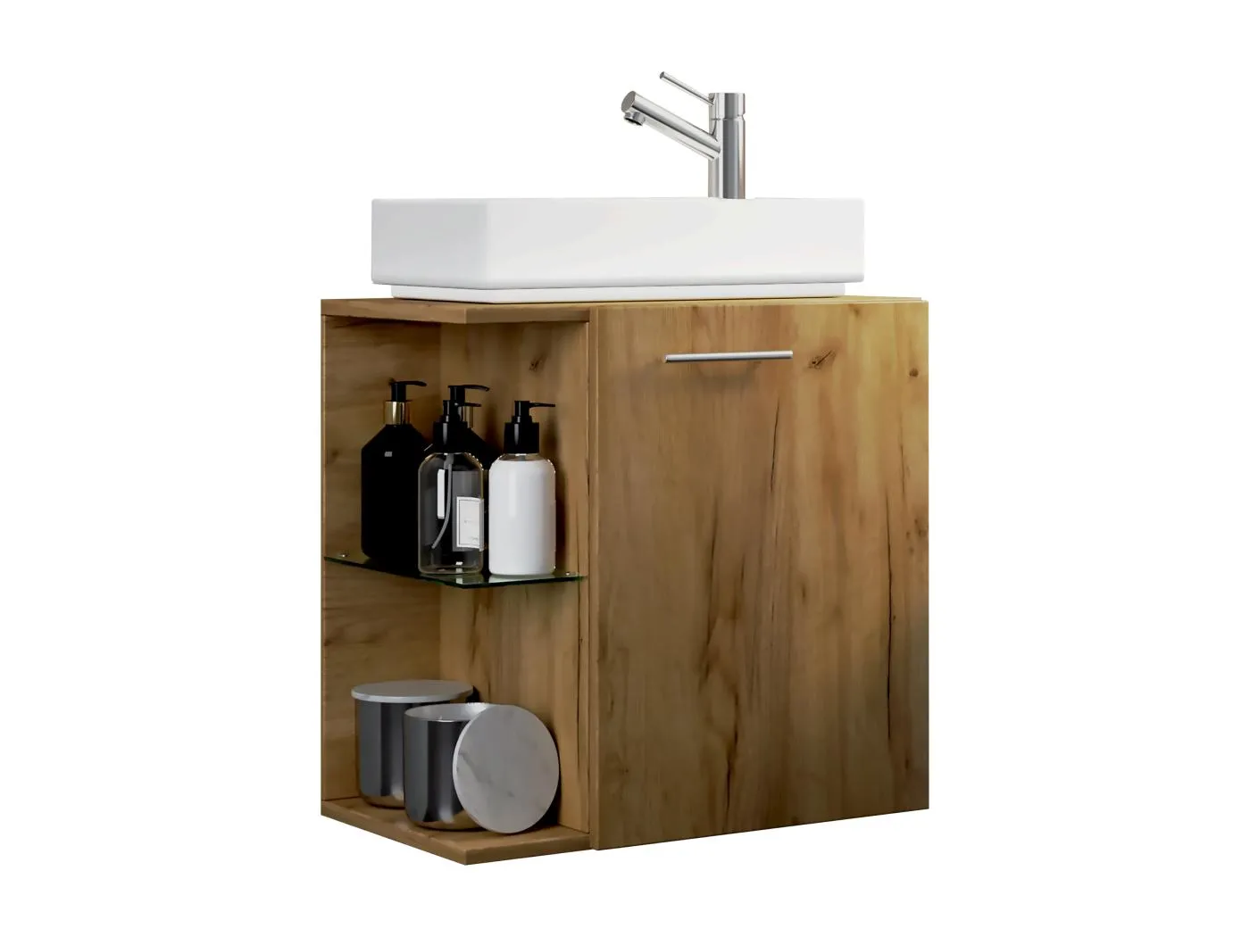 2-tlg Gäste WC Waschplatz Bad Waschtisch Hausa