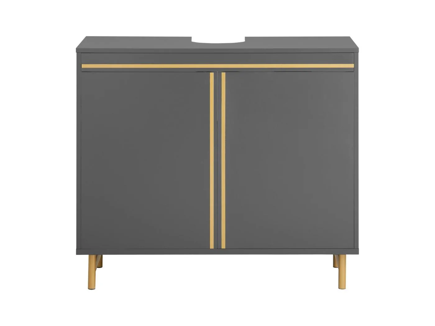 Waschbeckenunterschrank BZR129-HG 35 x 65 x 75 cm