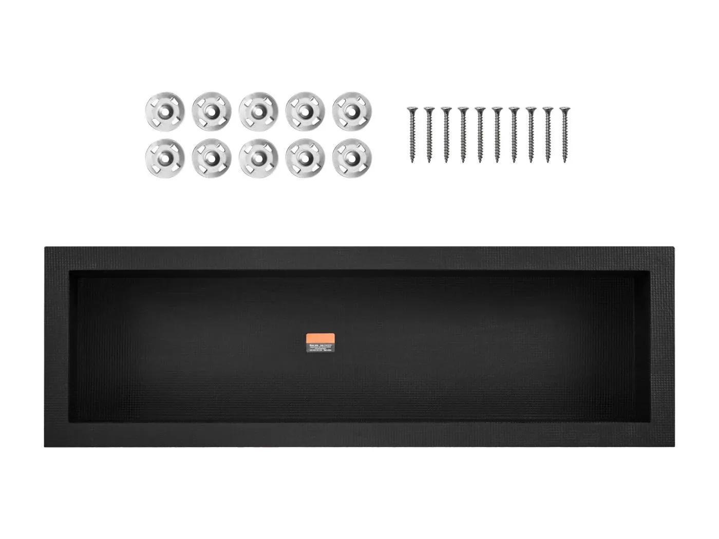 Duschnische SucceBuy 41x127x10 cm, Einzelregal Wandeinbaueinsatz für Badezimmer