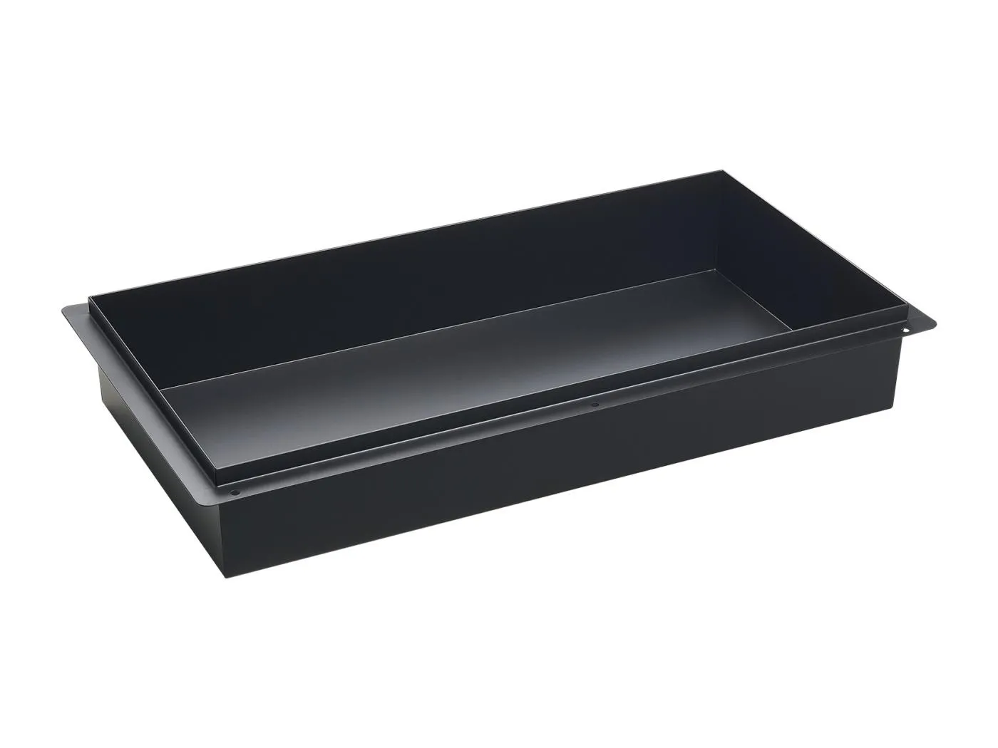 Einbau-Duschablage SucceBuy, 10,2 x 33 x 63,5 cm, Rahmenlose Wandablage aus Edelstahl, Wasserichtes Badezimmerregal, Leicht zu Reinigen, Schwarz