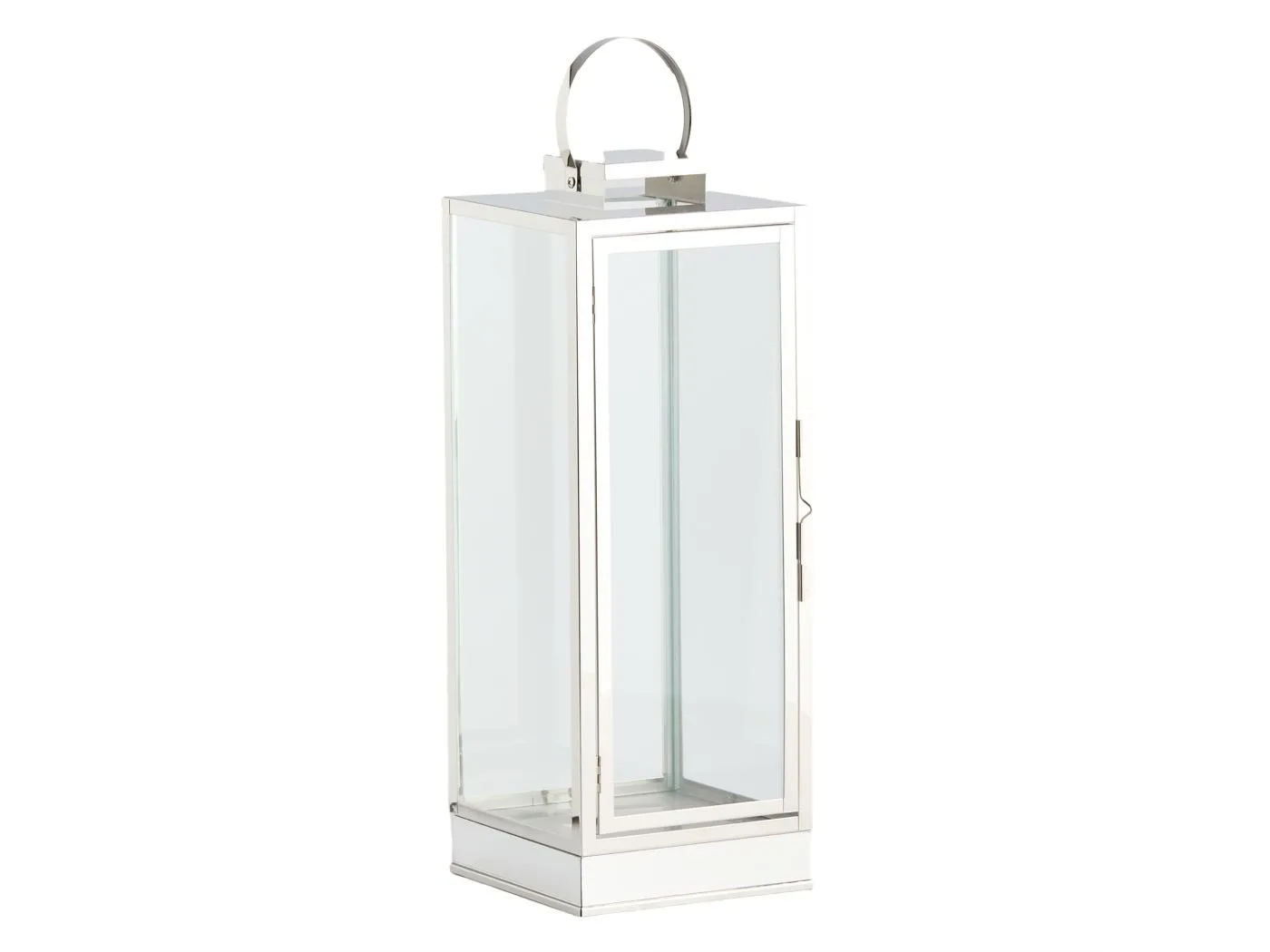 Elegante Mirel Laterne aus Edelstahl und Glas