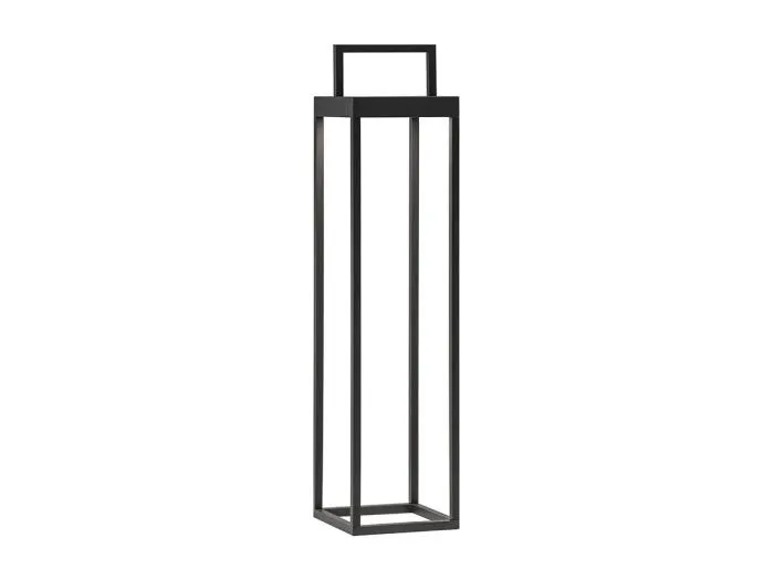 Bald anthrazitfarbene Solar-LED-Laterne 2,2 W IP54 h. 52,5 cm