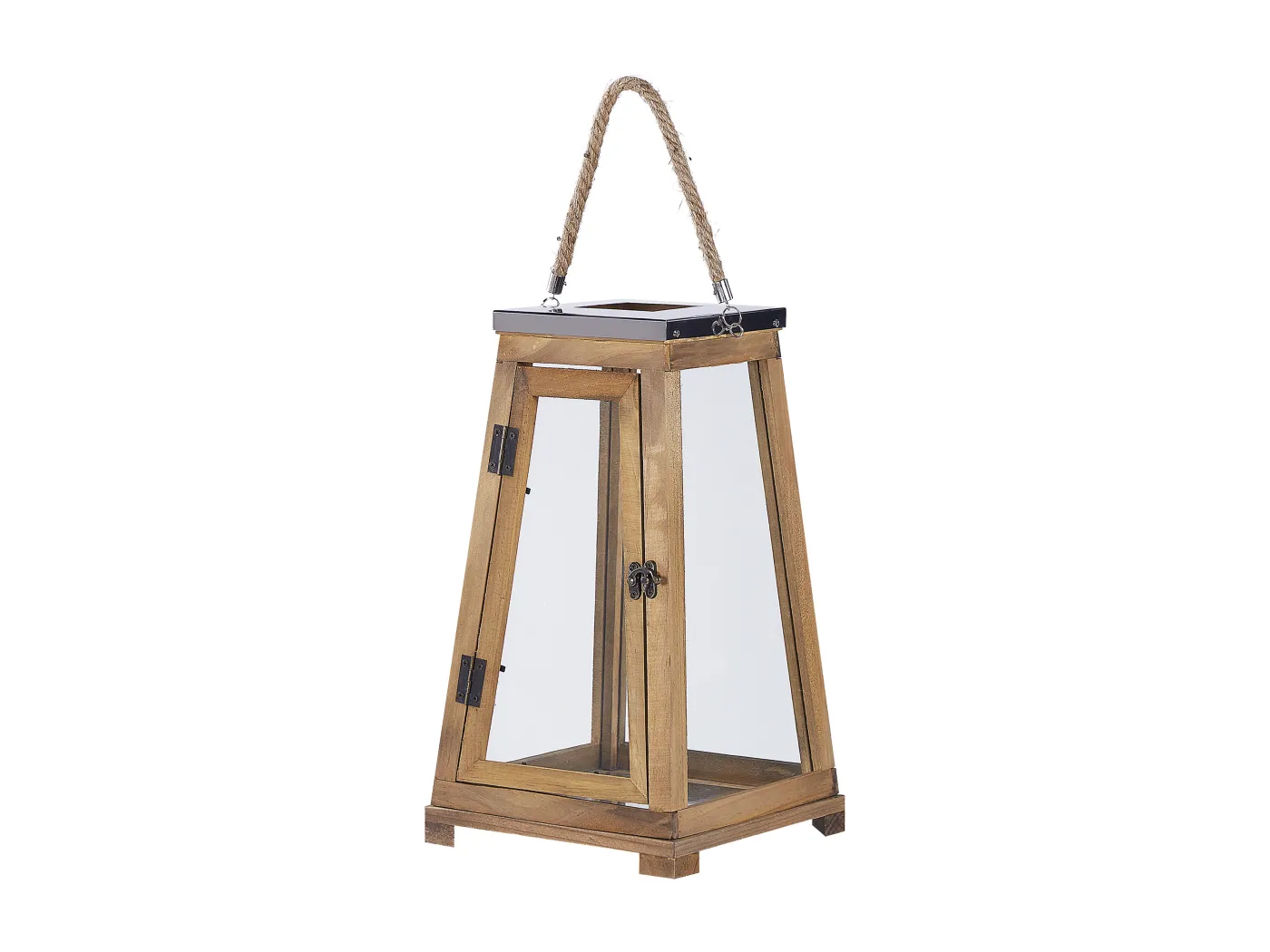 Laterne PULAU Holz 39 cm Braun