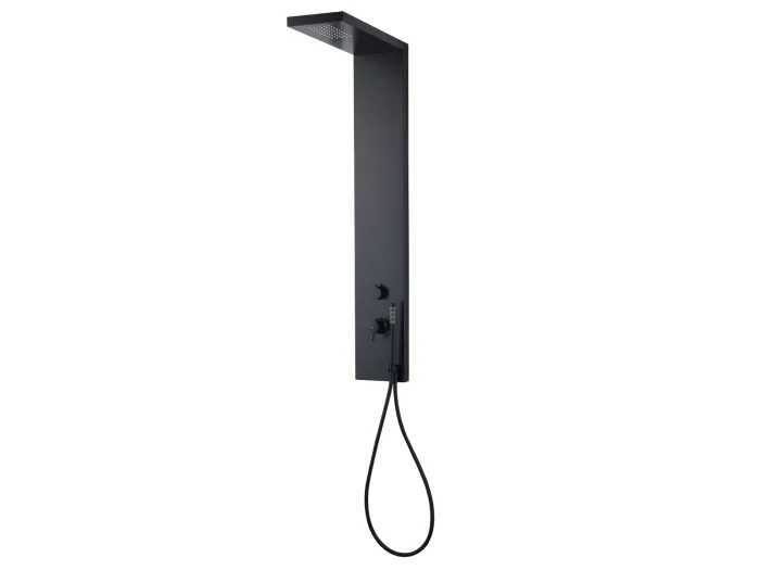 Essekadra Duschpaneel schwarz Essebagno