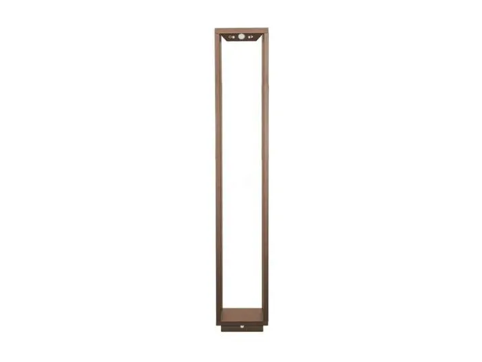 Zafferano -  Solar-Corten-LED-Laterne für Zuhause, 100 cm, 2,2 W, batteriebetrieben, IP54, Zafferano