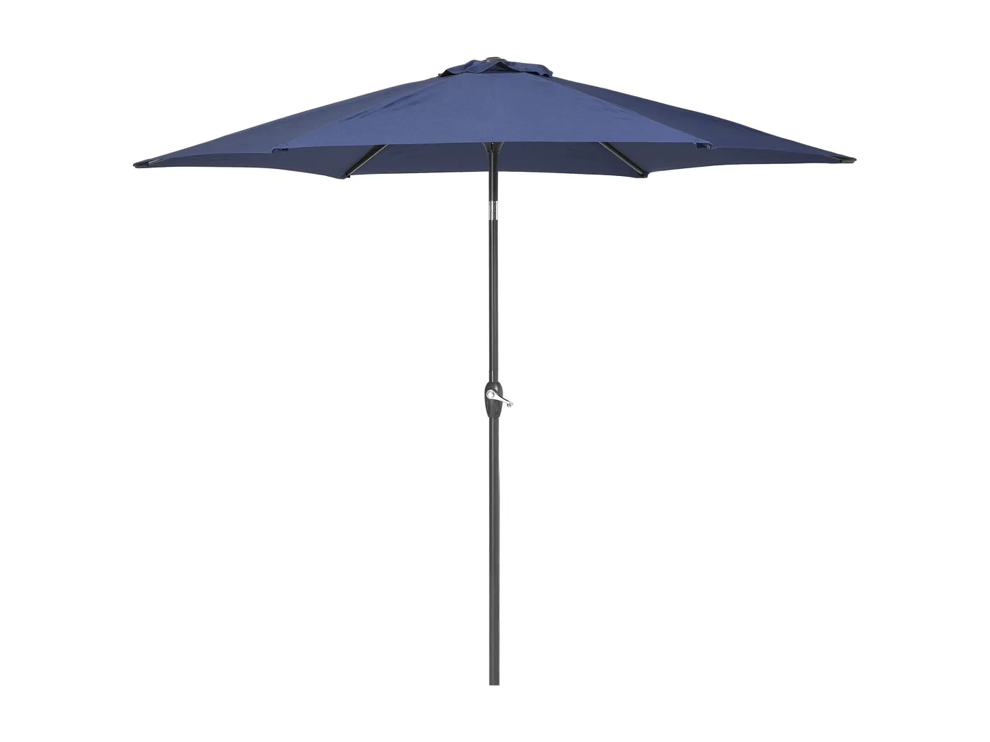 Stilvoller Sonnenschirm Polyester diam. 270 cm marineblau Varese