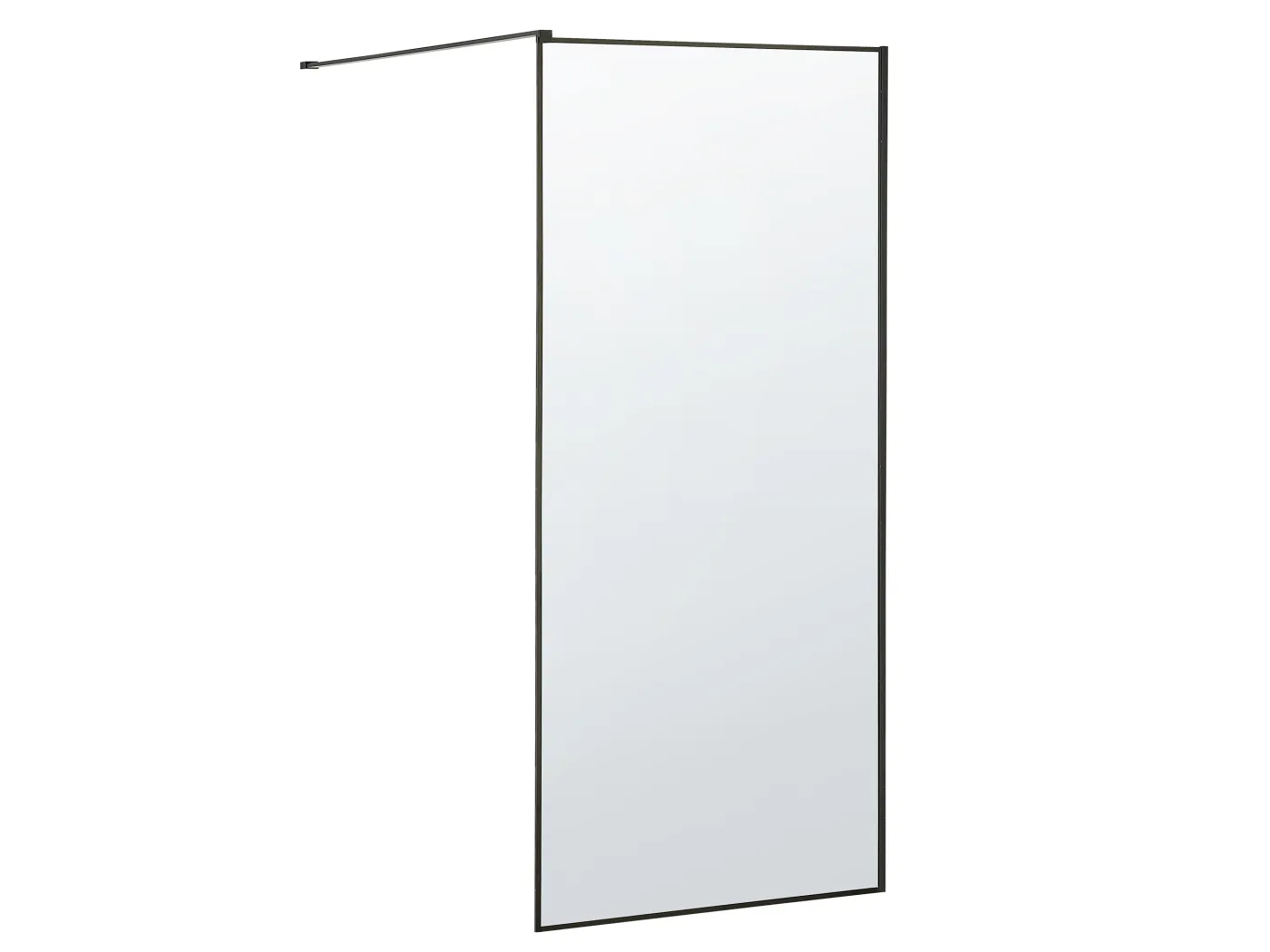 Duschwand WASPAM II 100 x 190 cm Schwarz