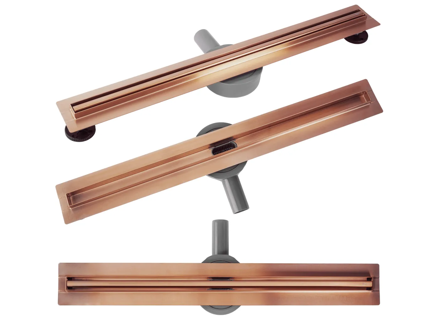 Duschrinne Rea Neox Slim Pro 700 Brush Copper