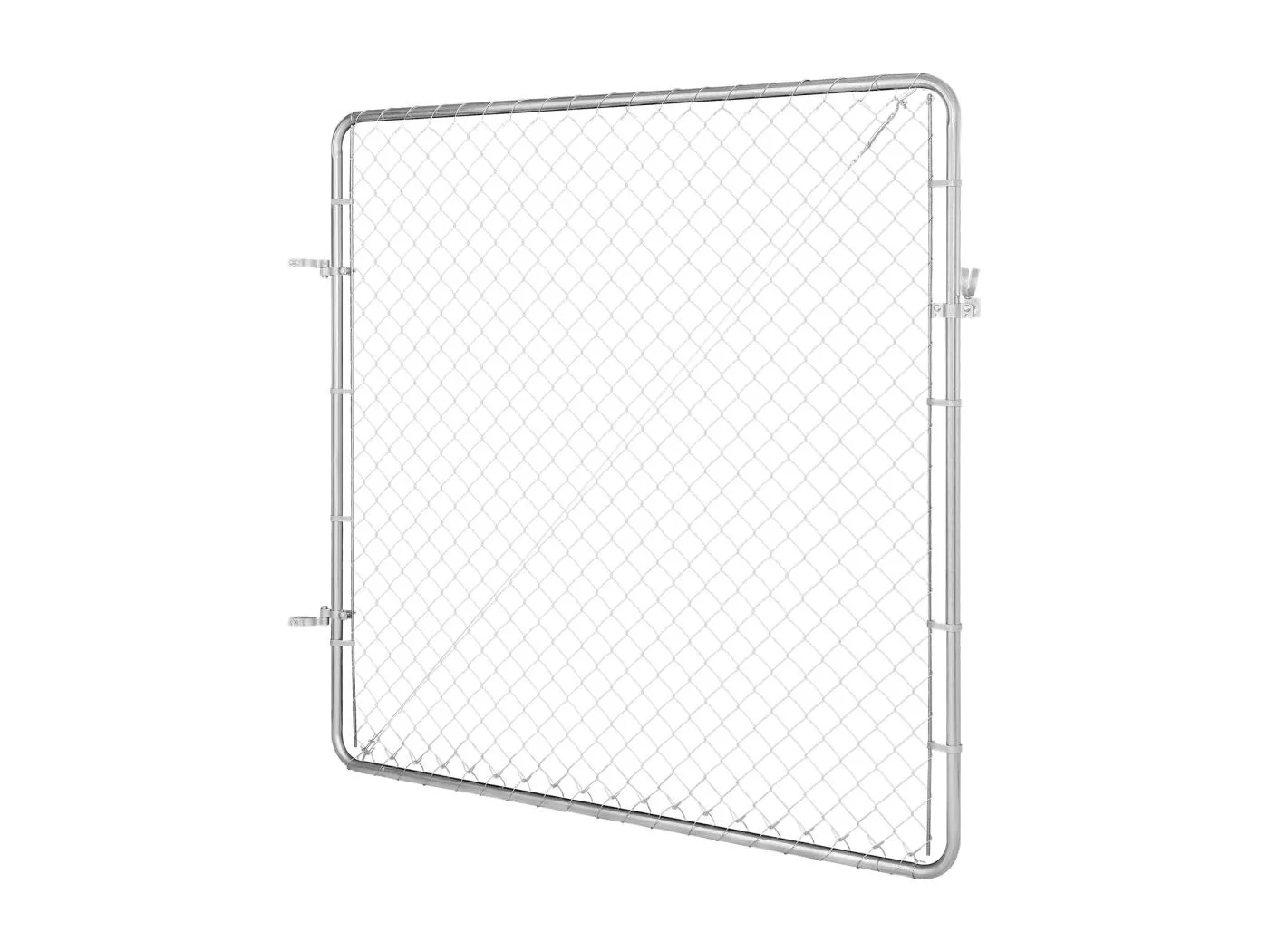 Gartenzauntor, SucceBuy Maschendraht-Gartentor 183 × 178 cm ohne Pfosten