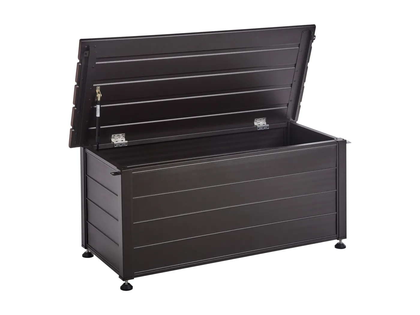 Aufbewahrungsbox CAMPALTO Metall 113 cm 50 cm Dunkelbraun