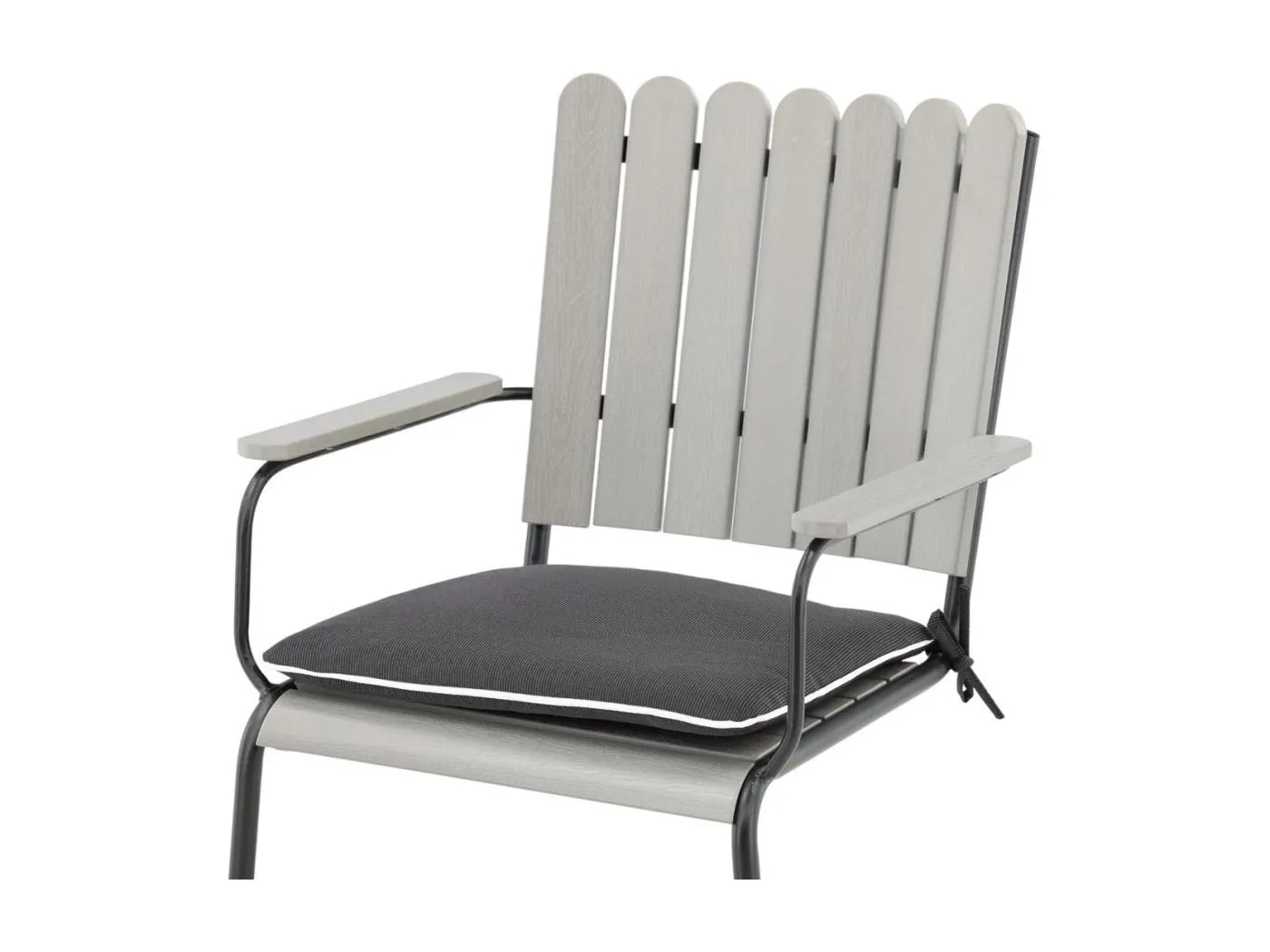 Holmsund Sitzkissen für Gartenstuhl grau.