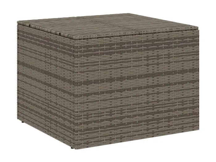 Dorian  Gartentruhe Grau 291L Poly Rattan