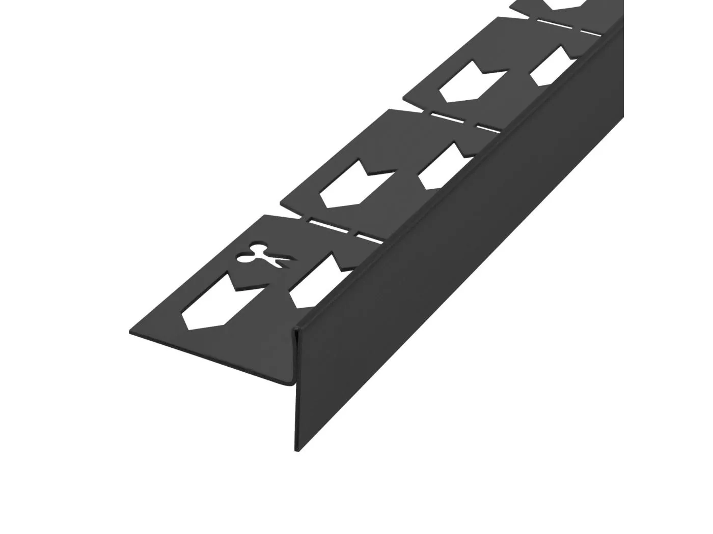 Gefälleprofil Rea 100Cm Right Black