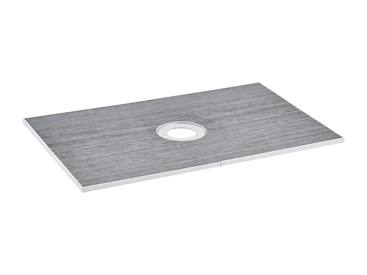 Wasserdichter Duschablauf-Kit SucceBuy, 152 x 96 cm, mit Zentralem Ablauf, für die Installation im Badezimmer