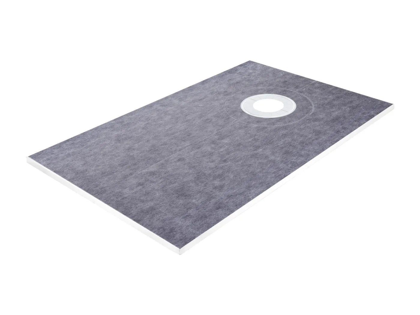 Wasserdichter Duschablauf-Kit SucceBuy, 96 x 152 cm, mit Versetztem Ablauf und PVC-Befestigungsring