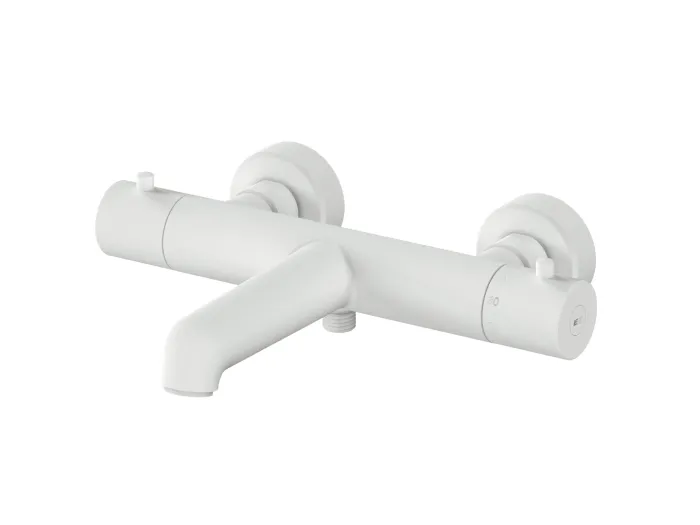 Luisa Thermostat-Badewannenarmatur, Weiß Essebagno