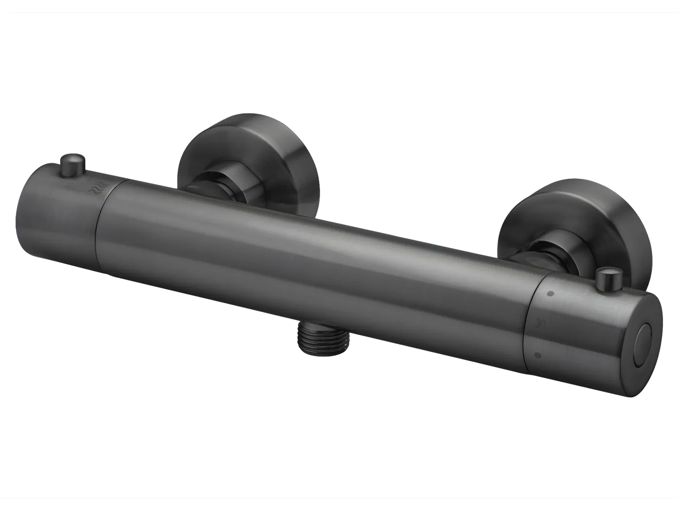 Luisa Thermostat-Duscharmatur, Gunmetal Essebagno