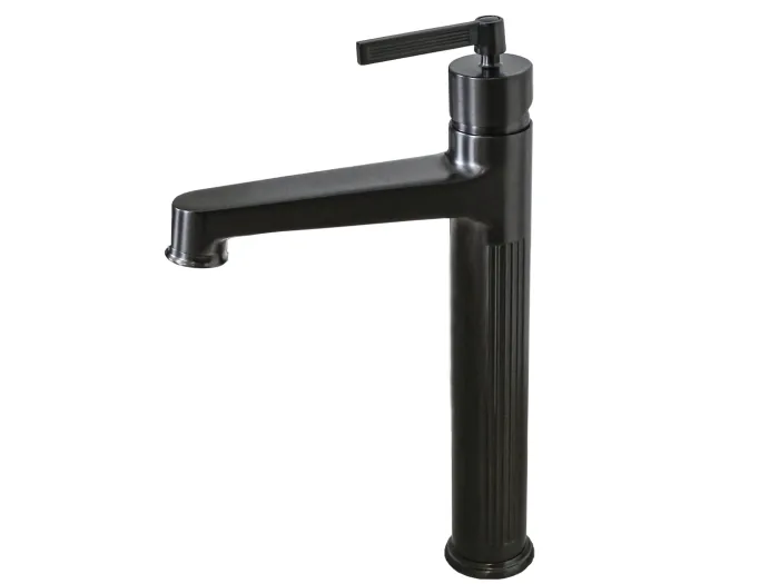 Louxor Waschtischmischer hoch grau gun metal Essebagno