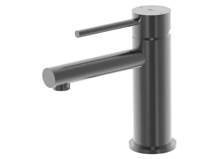 Luisa niedrig Waschtischmischer grau metallic Essebagno