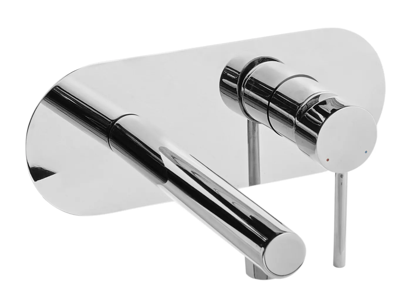 Wandmontierte Waschtischarmatur CLAVIJO Silber