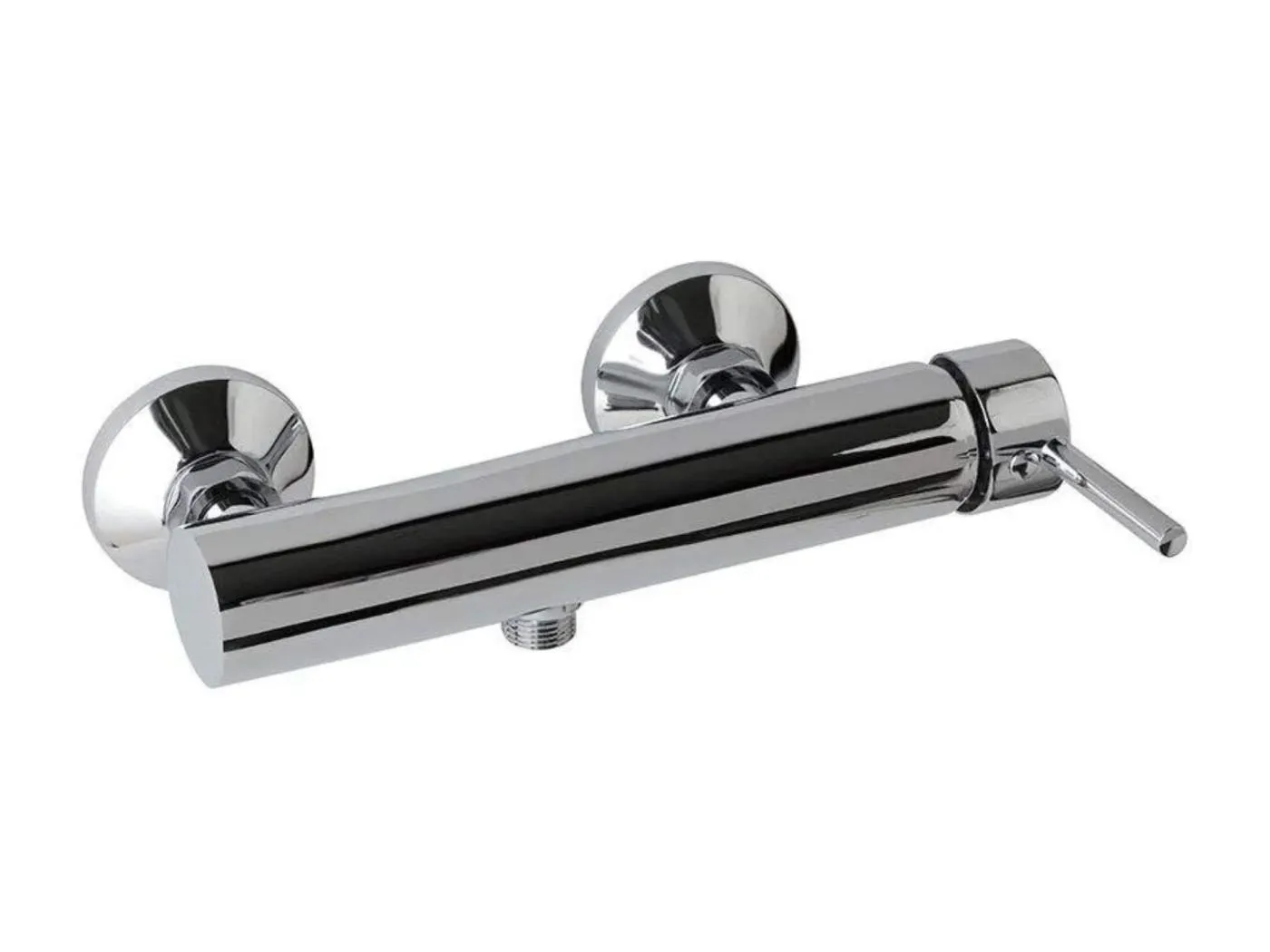 "Drevon" Außenbrausenmischer aus verchromtem Messing für die Wandmontage