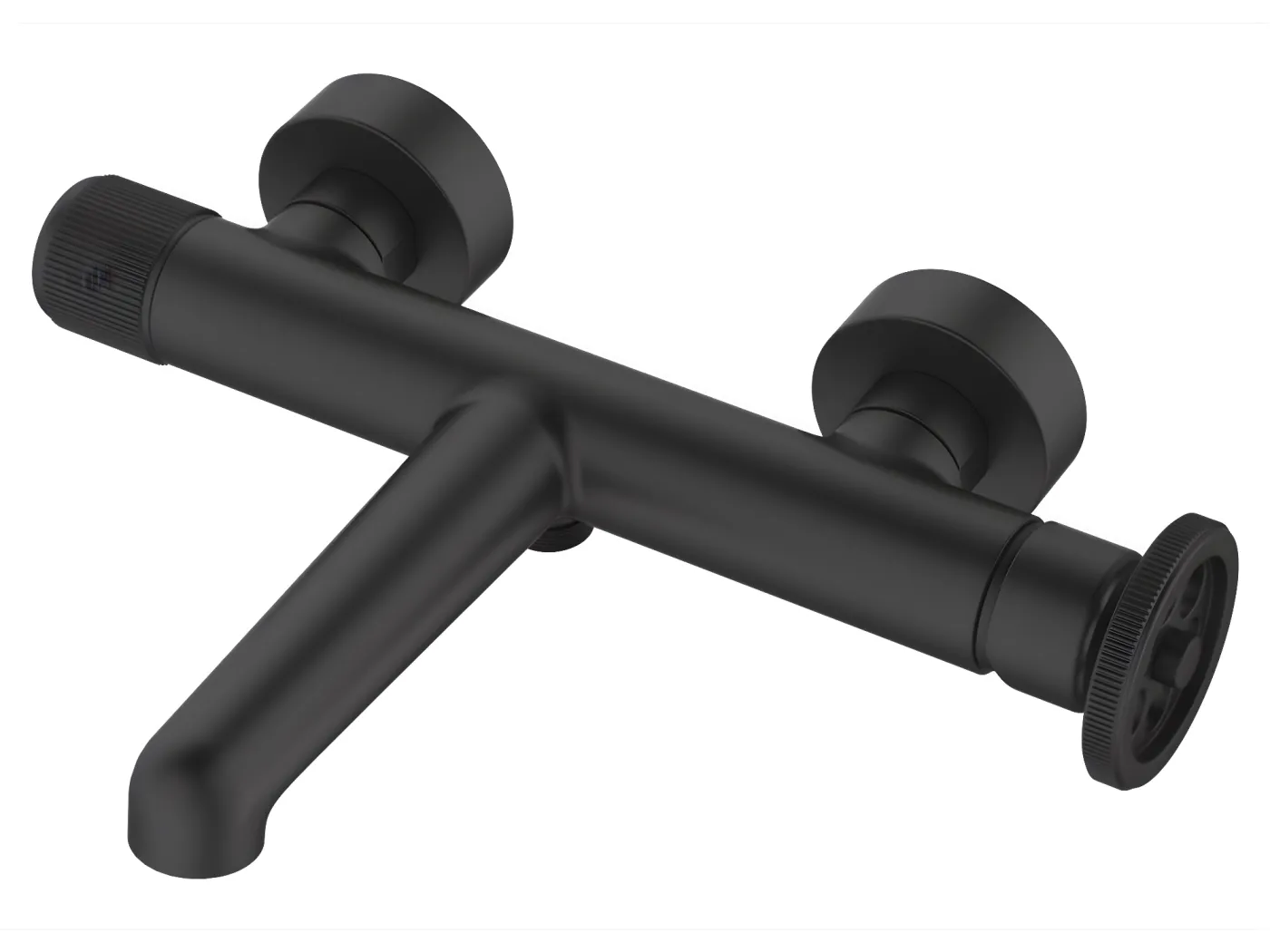 Indus Wannenbatterie schwarz Essebagno