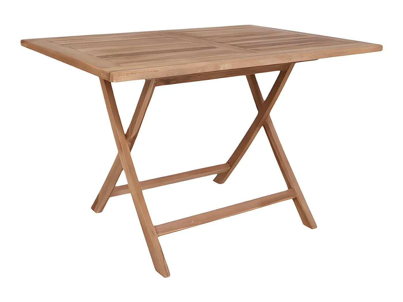 Oline Gartentisch 80x120 cm Teakholz massiv.