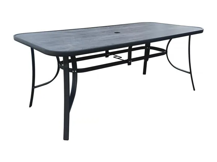 Gartentisch "Cordoba" - Phoenix - 8 Personen - Grau in Marmoroptik