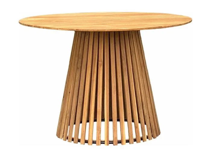 Nashville Gartentisch Ø130cm Natur.