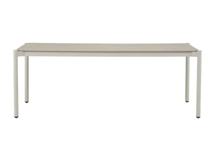 Bo Gartentisch 104x204cm grau,Stein dekor.