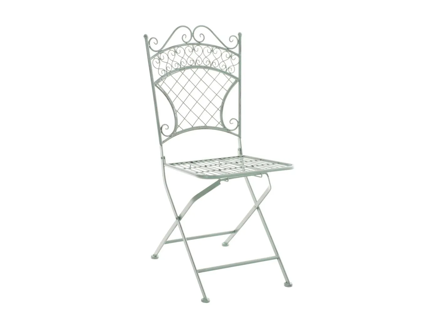 Gartenstuhl - Metall - antik-grün - Adelar
