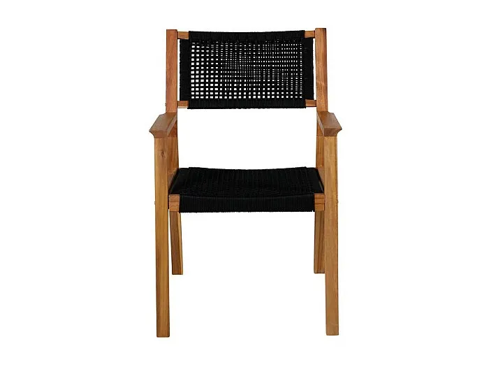 Little Gartenstuhl schwarze, Akazie.