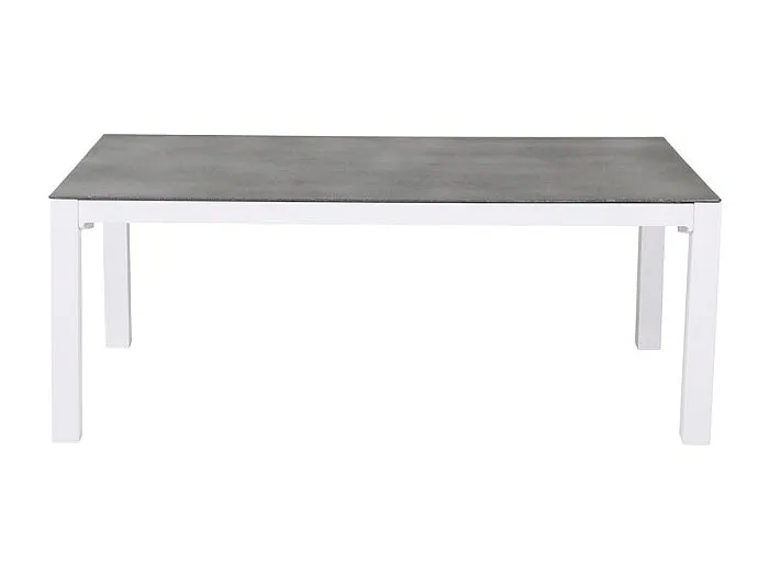 Copacabana Couchtisch weiß, Glas.