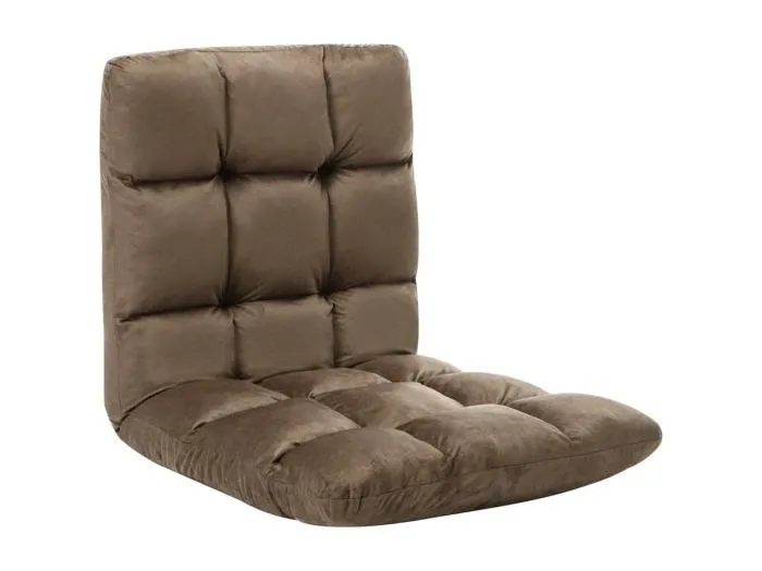 Bodenstuhl Faltbar Taupe Mikrofaser